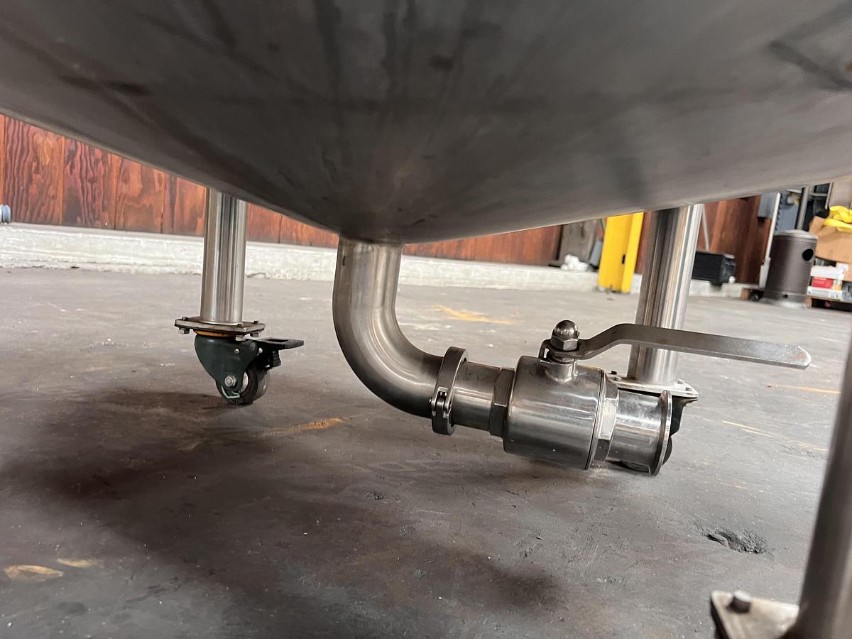 Used 60 gallon stainless steel vertical tank