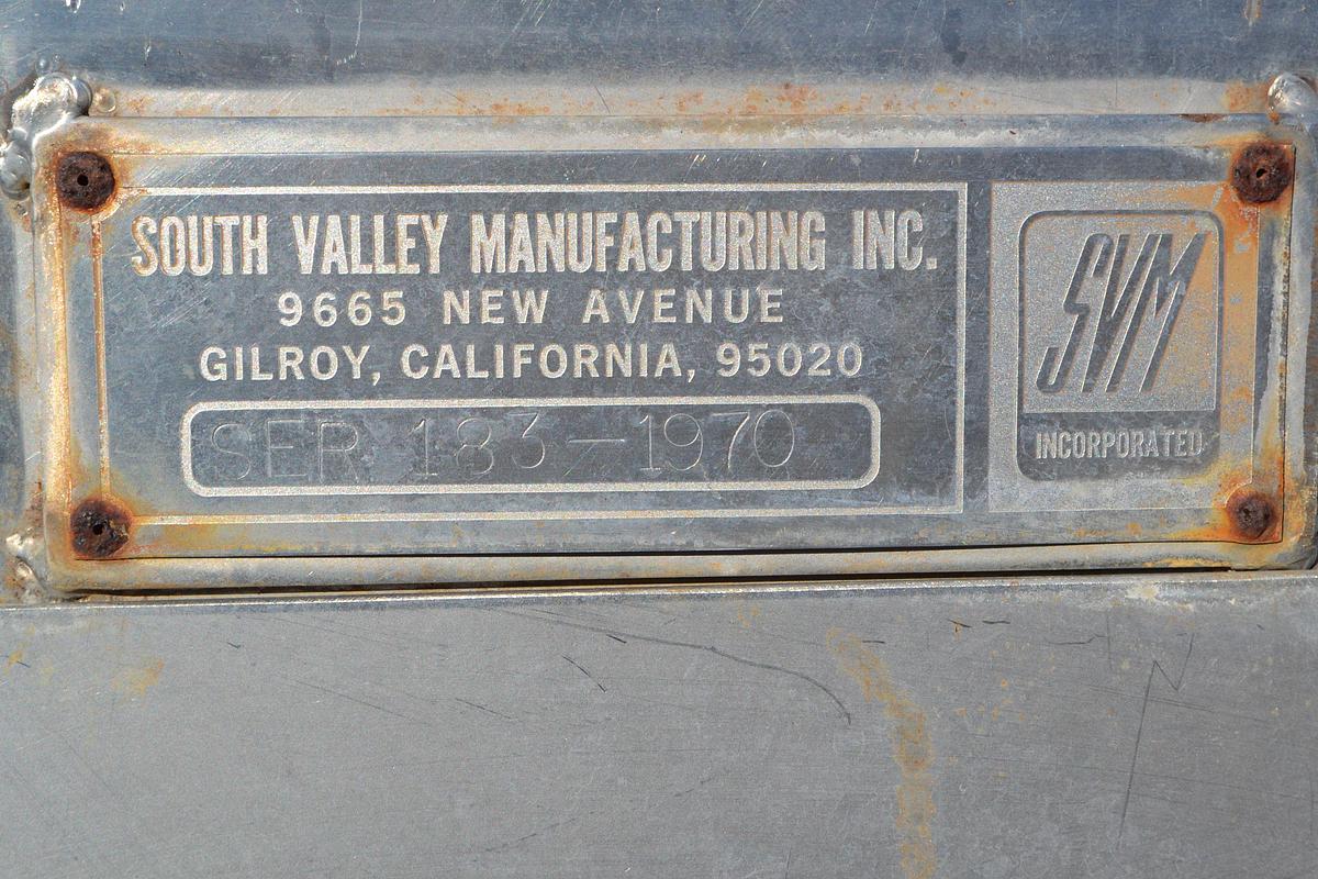 SOUTH VALLEY MANUFACTURING