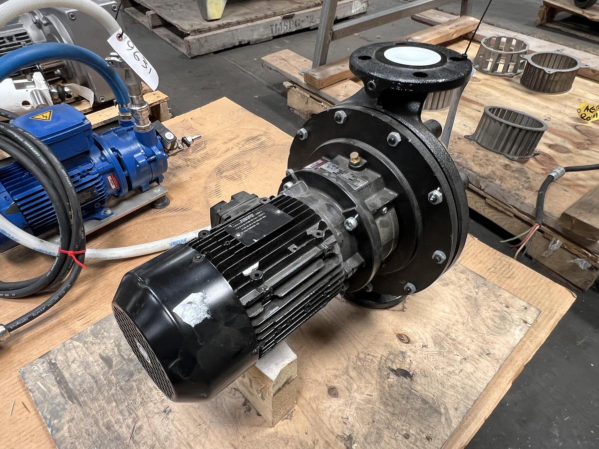 Used Grundfos model TP-50-120/4 A-F-A-BQQE-GX3 mild steel centrifugal pump