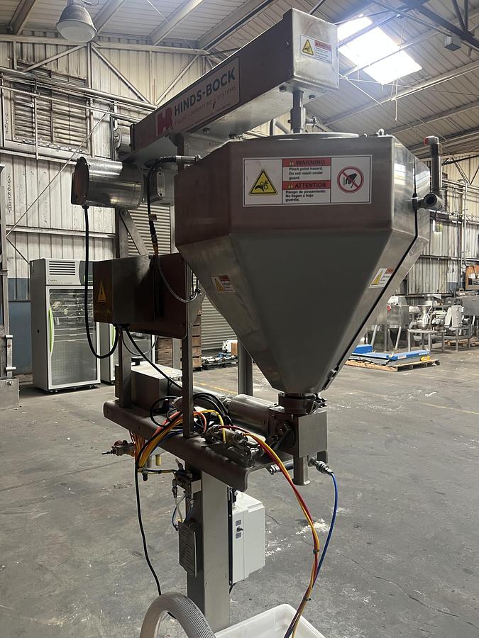 Used Hinds-Bock model SP-64 single piston filler