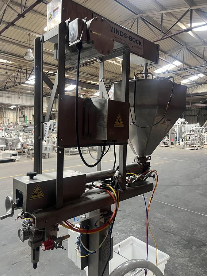 Used Hinds-Bock model SP-64 single piston filler