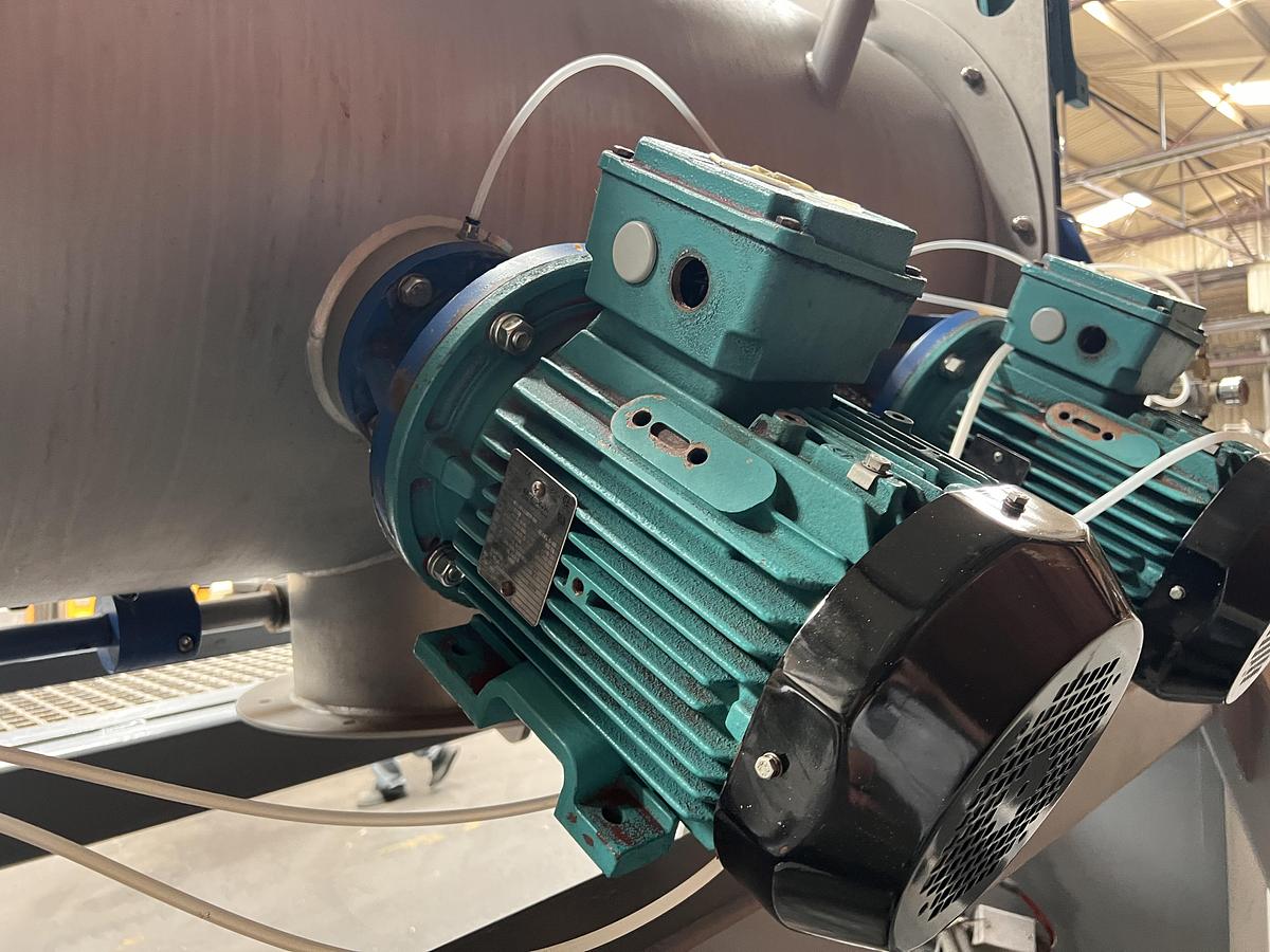 Used Wam type WBH horizontal single shaft batch mixer