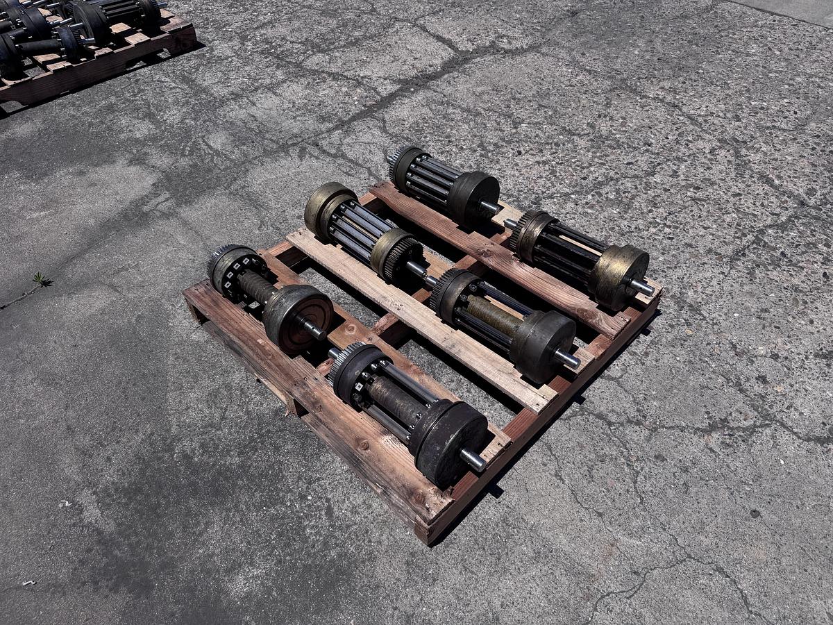 Used Urschel model H/HA brass cross cut spindles