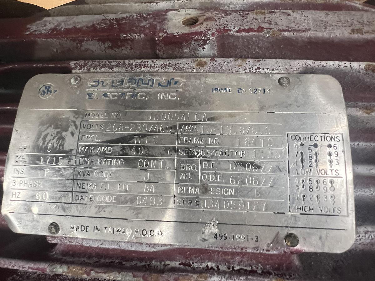 Used Waukesha model 60 positive displacement pump