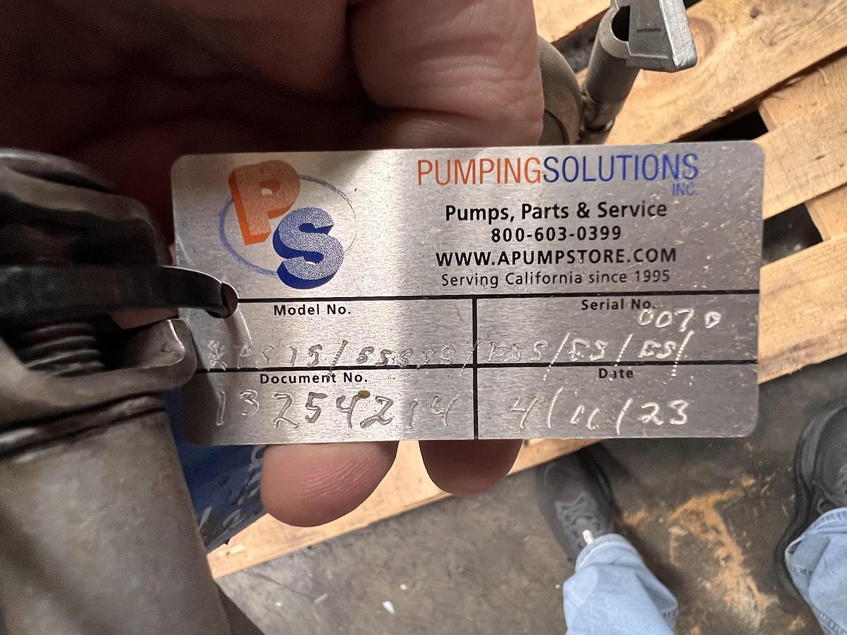 Used Wilden 3" stainless steel pneumatic diaphragm pump
