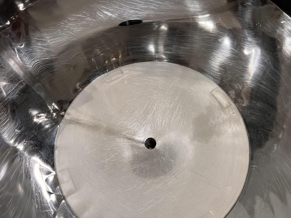 Used 60 gallon stainless steel vertical tank