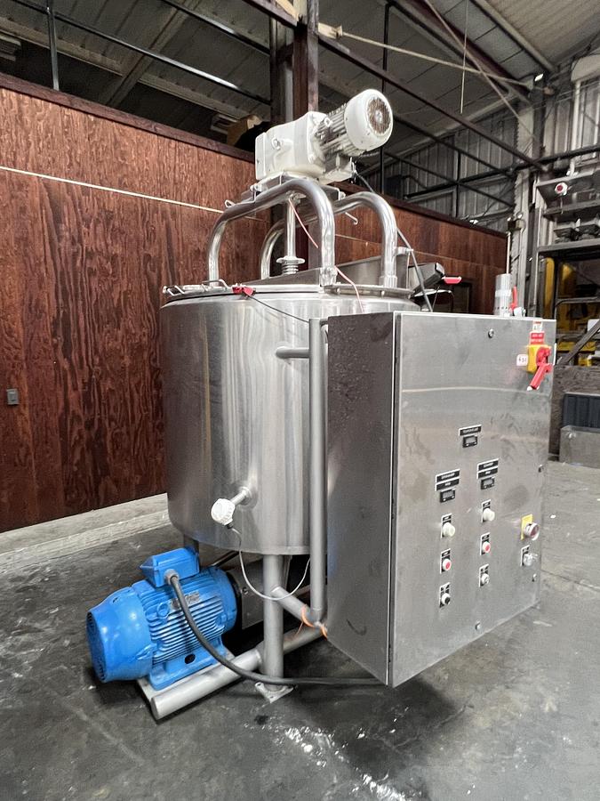 Used DCI 300 gallon single shell vertical Dynamixer