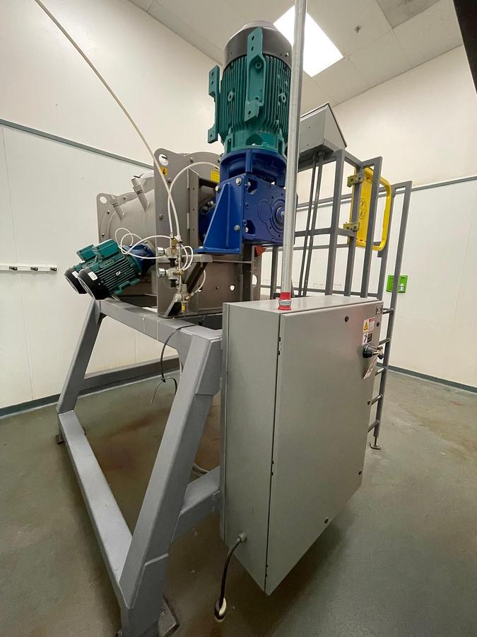 Used Wam type WBH horizontal single shaft batch mixer