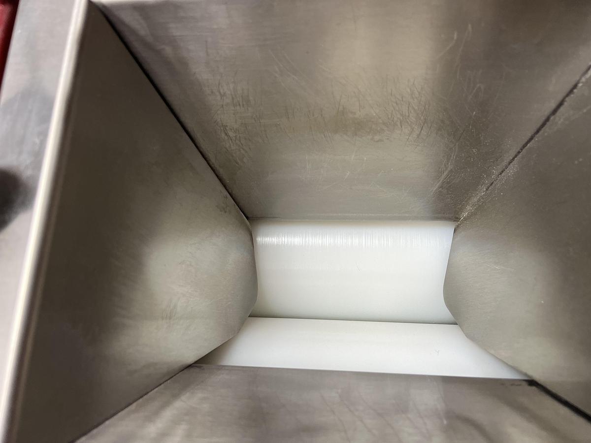 Used Bloemhof model Express 1260 molder and dough sheeter for breads