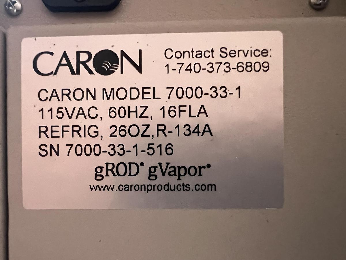 Used Caron model 7000-33-1 environmental chamber for shelf life testing