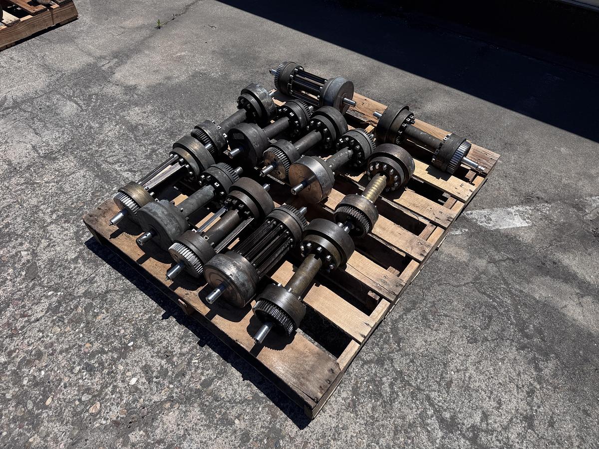 Used Urschel model H/HA brass cross cut spindles