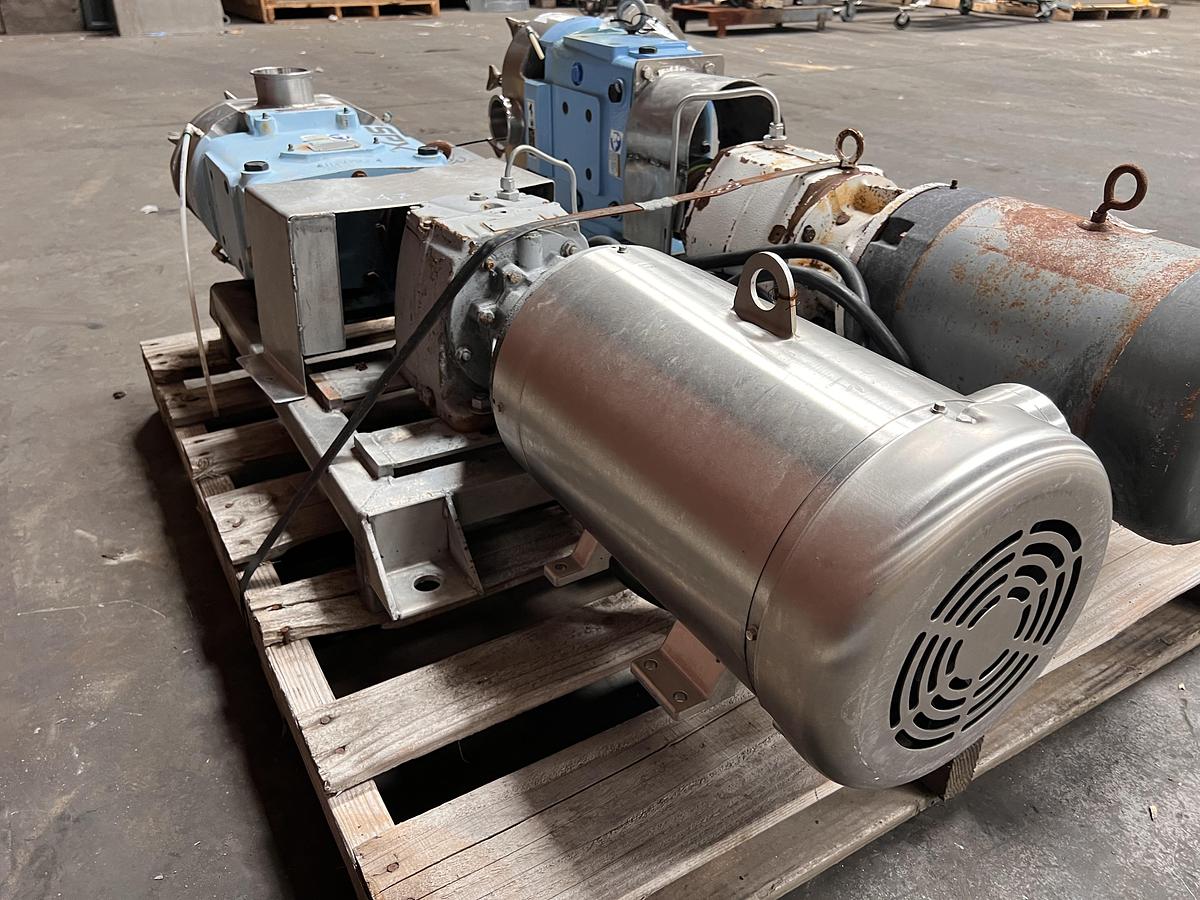 Used Waukesha model 130-U1 positive displacement pump