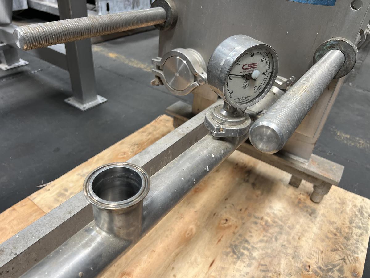 Used Cherry-Burrell ‘Thermaflex’ model 435S-BL plate and frame heat exchanger
