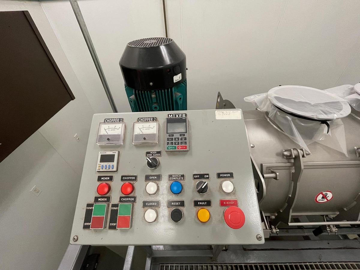 Used Wam type WBH horizontal single shaft batch mixer