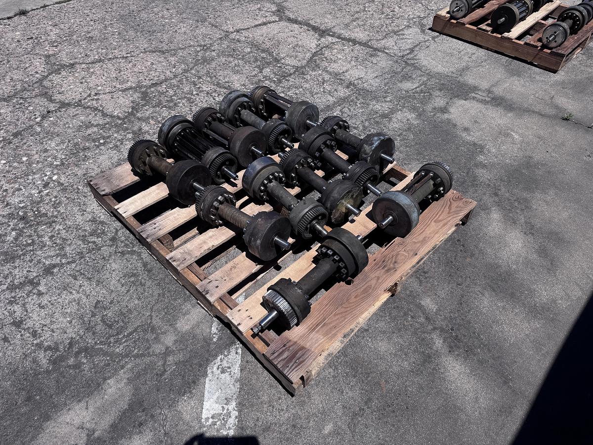 Used Urschel model H/HA brass cross cut spindles