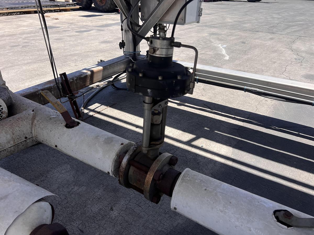 Used Lyco 60” diameter x 12’ long stainless steel hot water rotary blancher