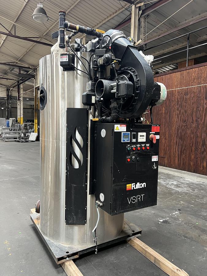 Used Parker model VSRT-60 Spiral Rib Tubeless steam boiler