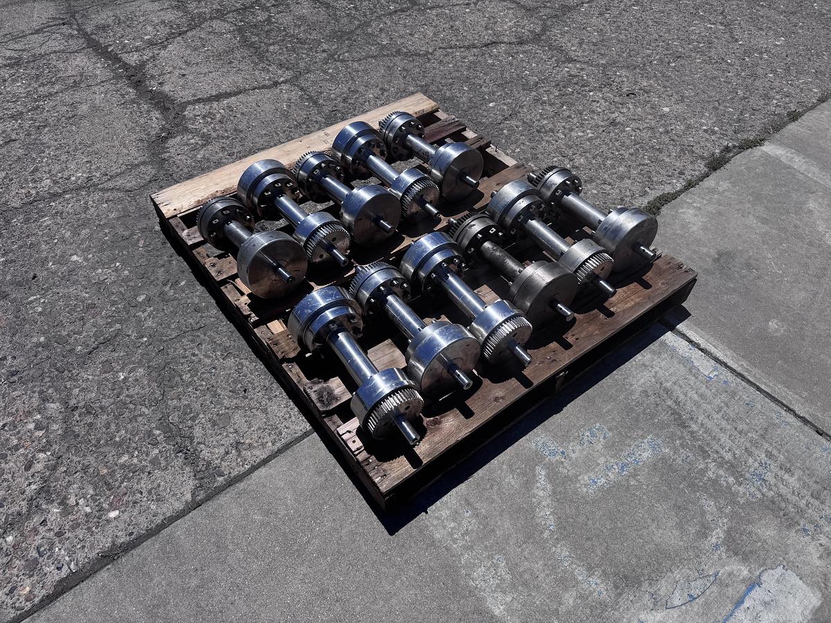 Used Urschel model H/HA stainless steel cross cut spindle