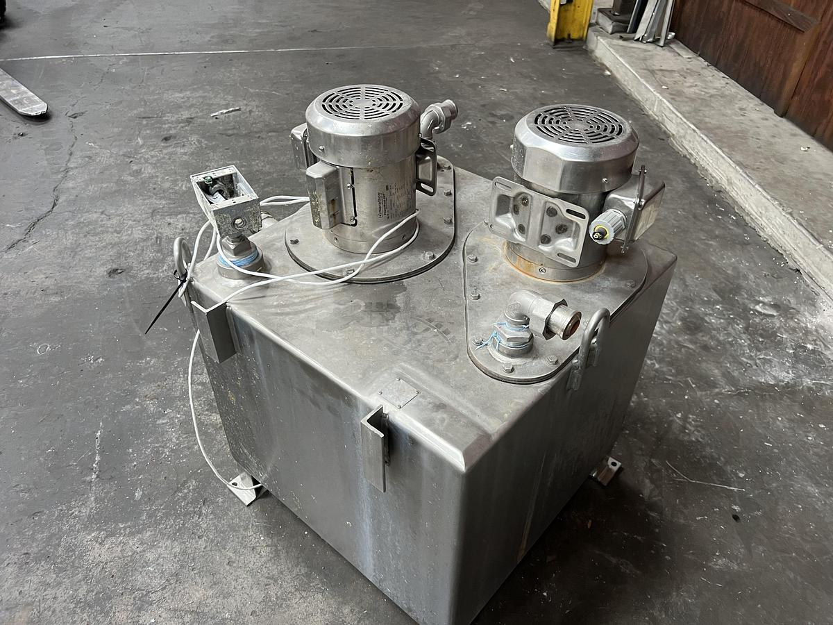 Used Stainless steel fully enclosed dual water feed pump system