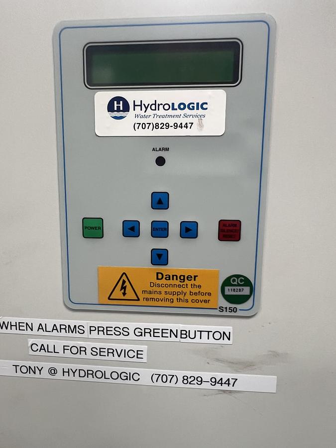 Used Axeon reverse osmosis system