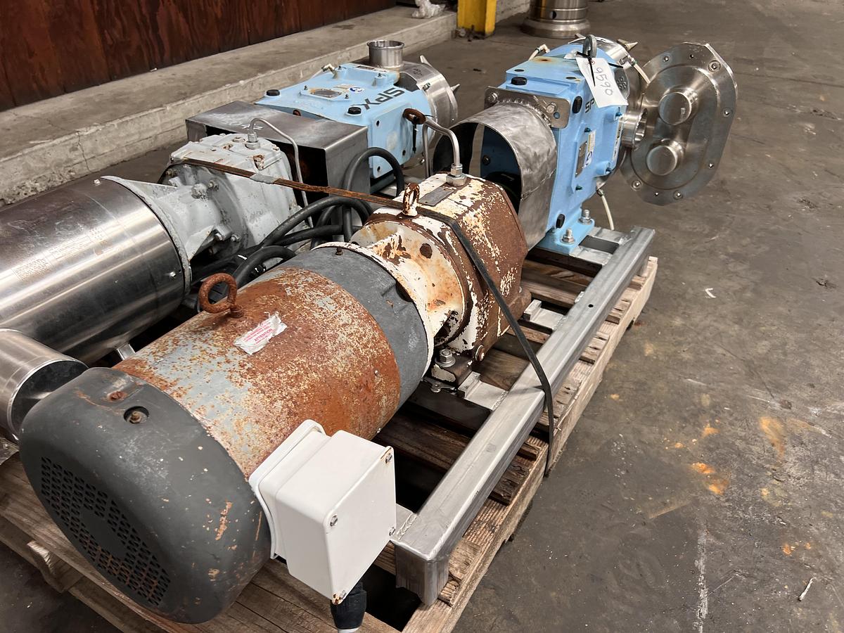 Used Waukesha model 130-U1 positive displacement pump