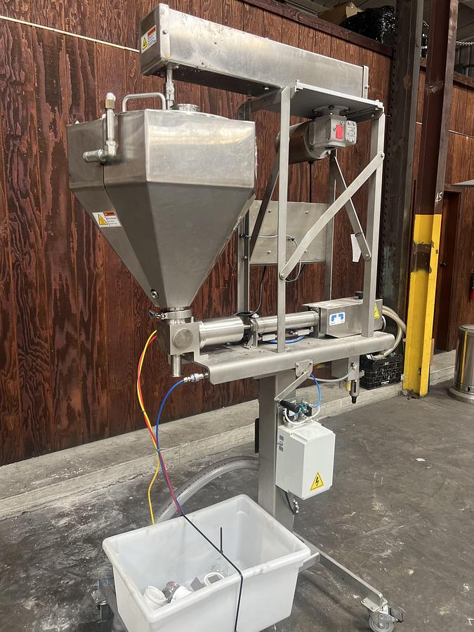 Used Hinds-Bock model SP-64 single piston filler