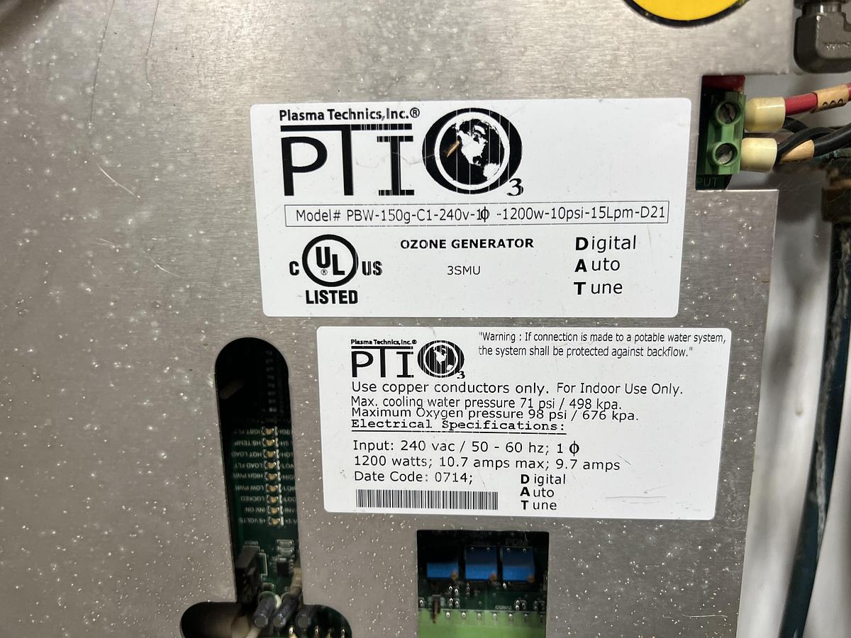 Used Ozone International model C-1000 ozone generator