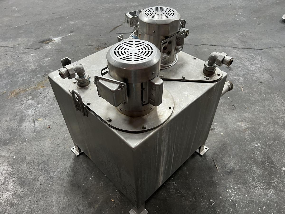 Used Stainless steel fully enclosed dual water feed pump system