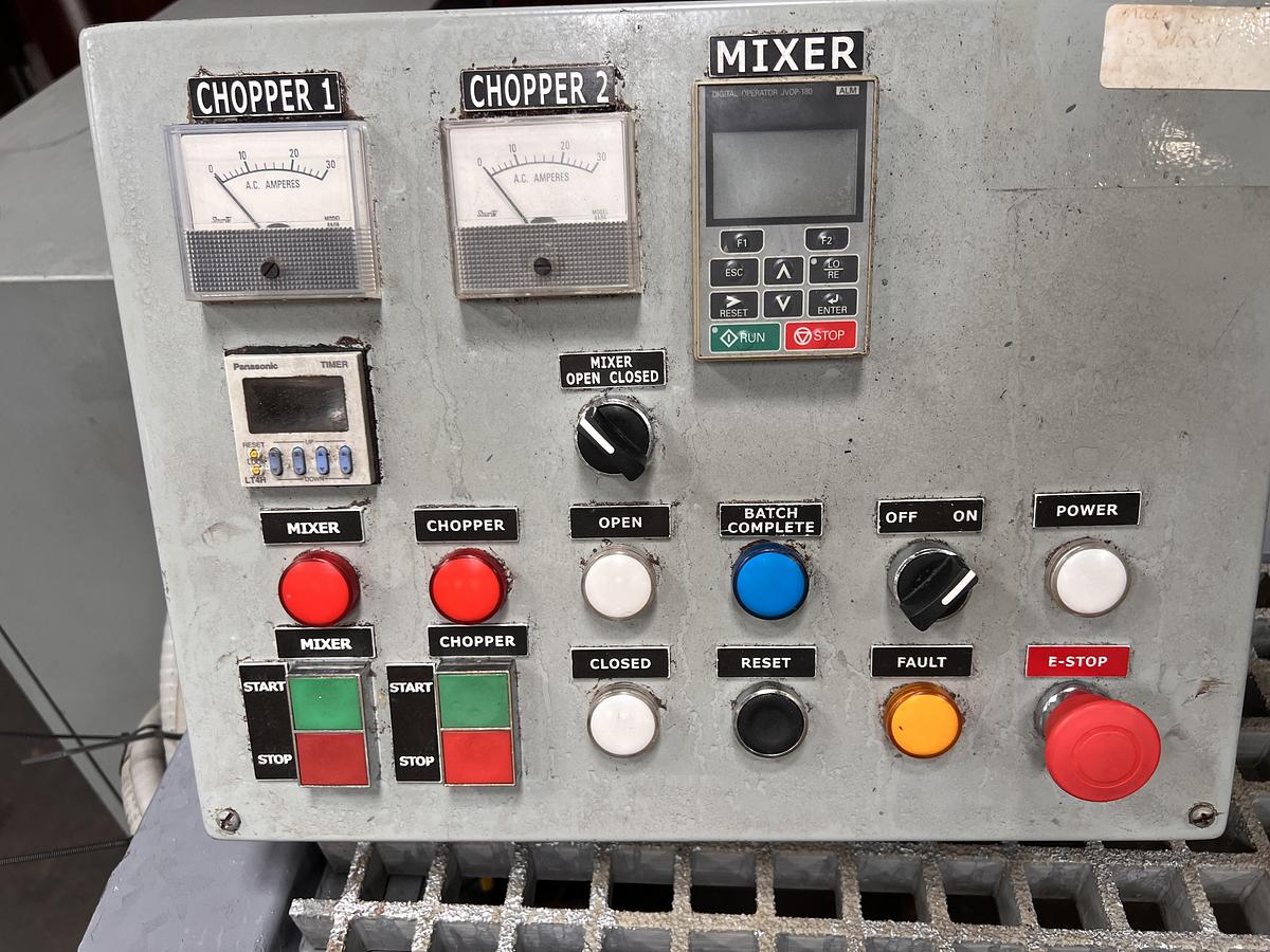 Used Wam type WBH horizontal single shaft batch mixer