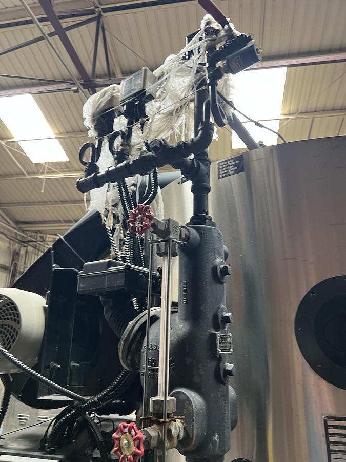 Used Parker model VSRT-60 Spiral Rib Tubeless steam boiler