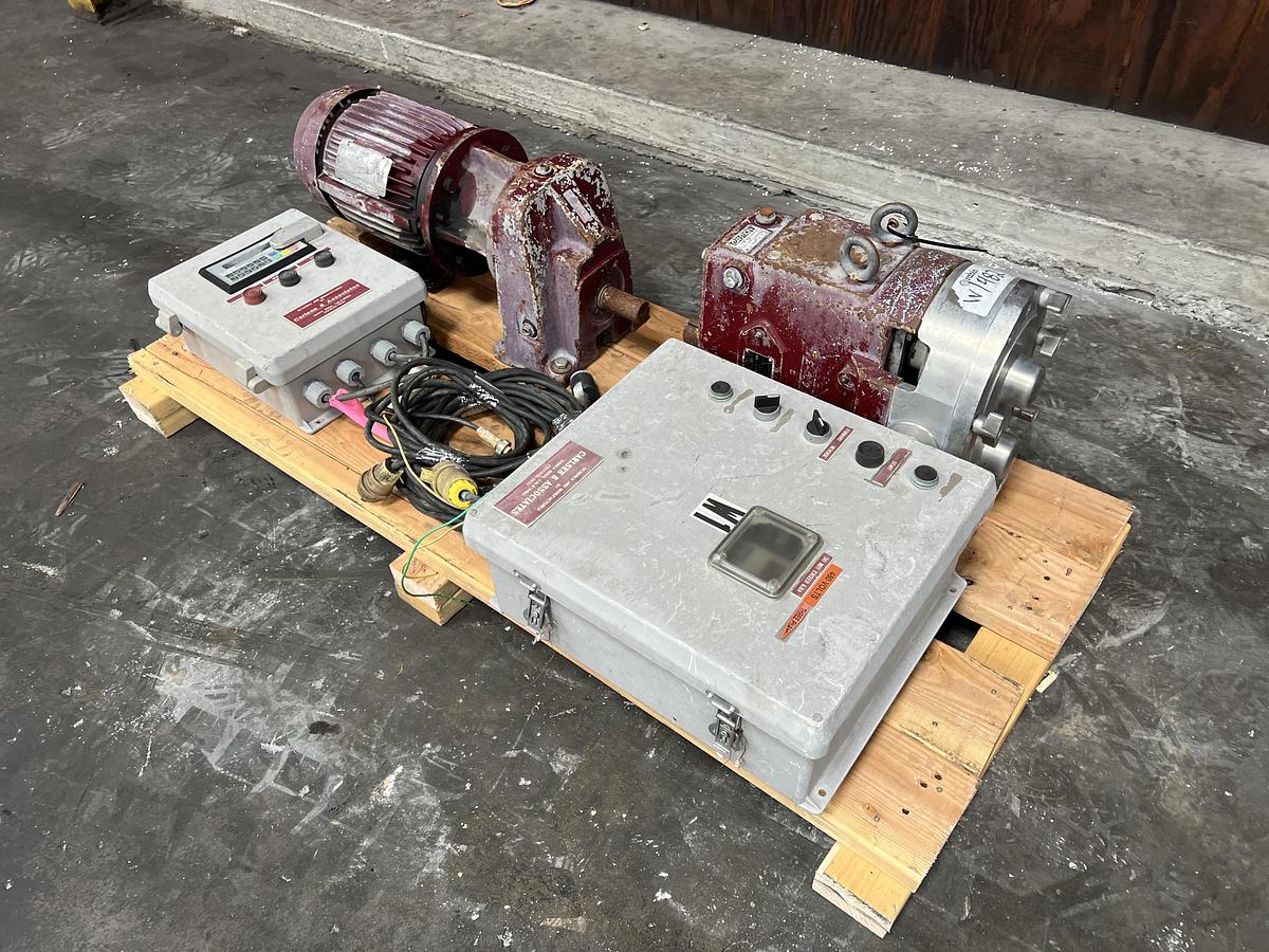 Used Waukesha model 60 positive displacement pump
