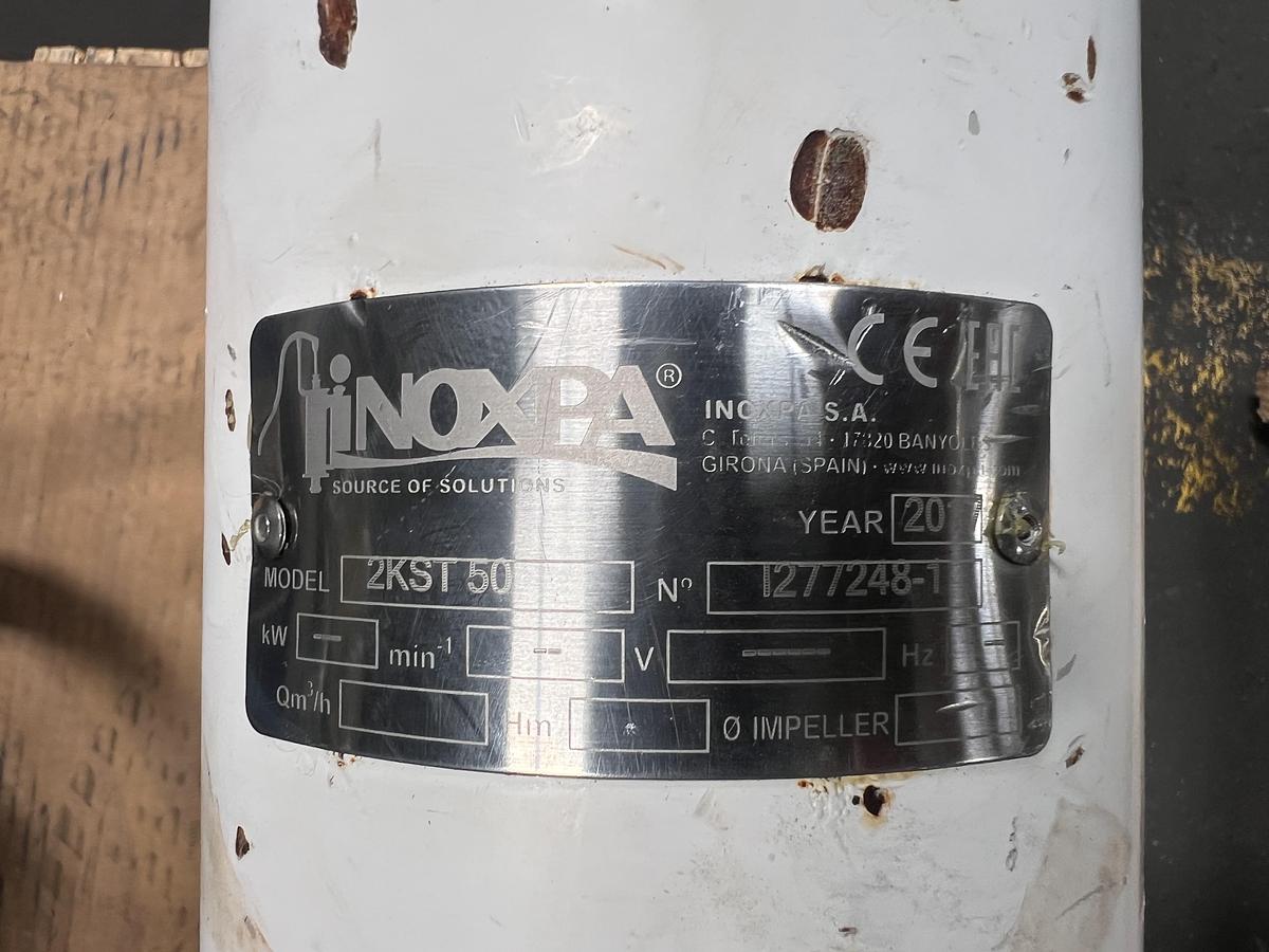 Used Inoxpa 2KST-50 pump body