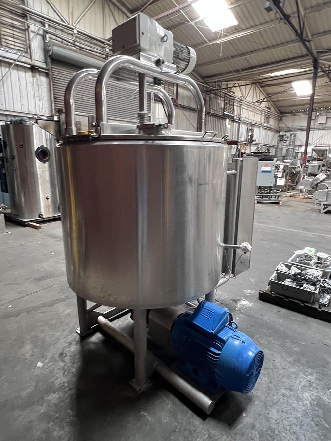 Used DCI 300 gallon single shell vertical Dynamixer