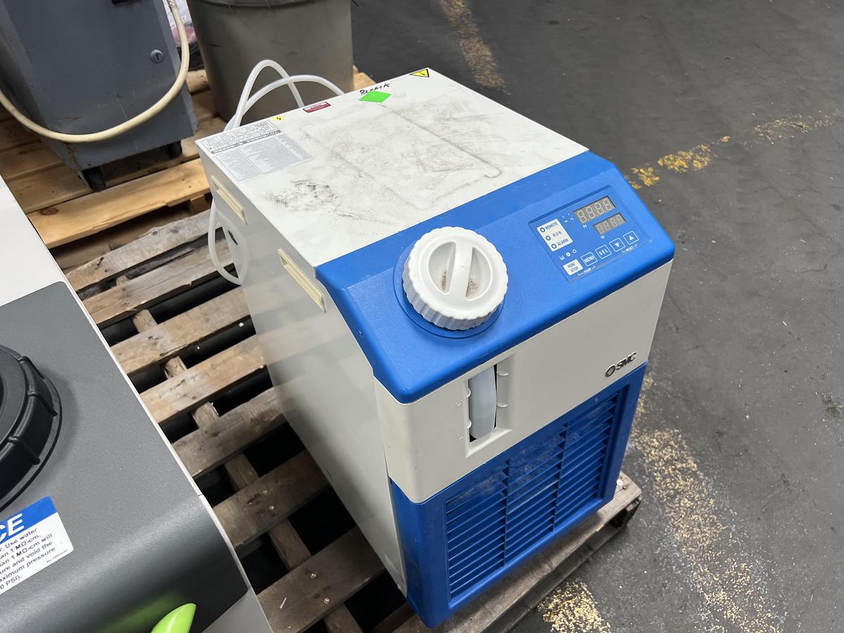 Used SMC model HRS012-AN-10 Thermo Chiller
