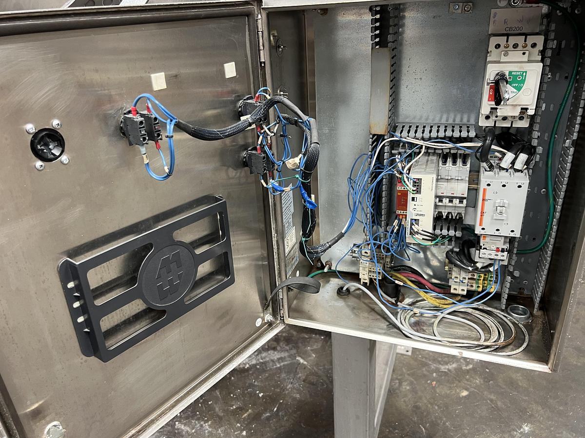 Used Corenco model M15DA angled disintegrator