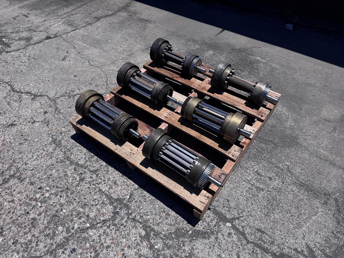 Used Urschel model H/HA brass cross cut spindles