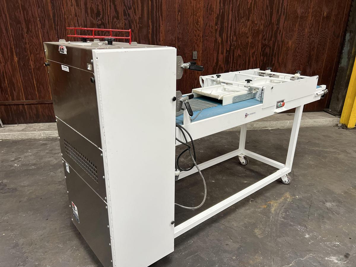 Used Bloemhof model Express 1260 molder and dough sheeter for breads