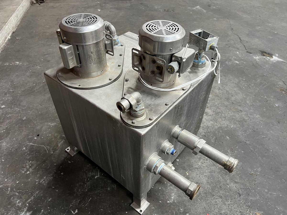 Used Stainless steel fully enclosed dual water feed pump system