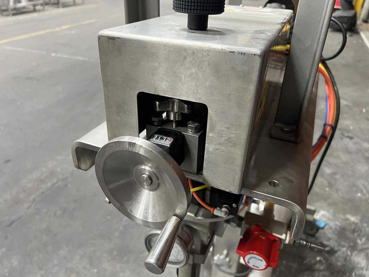 Used Hinds-Bock model SP-64 single piston filler