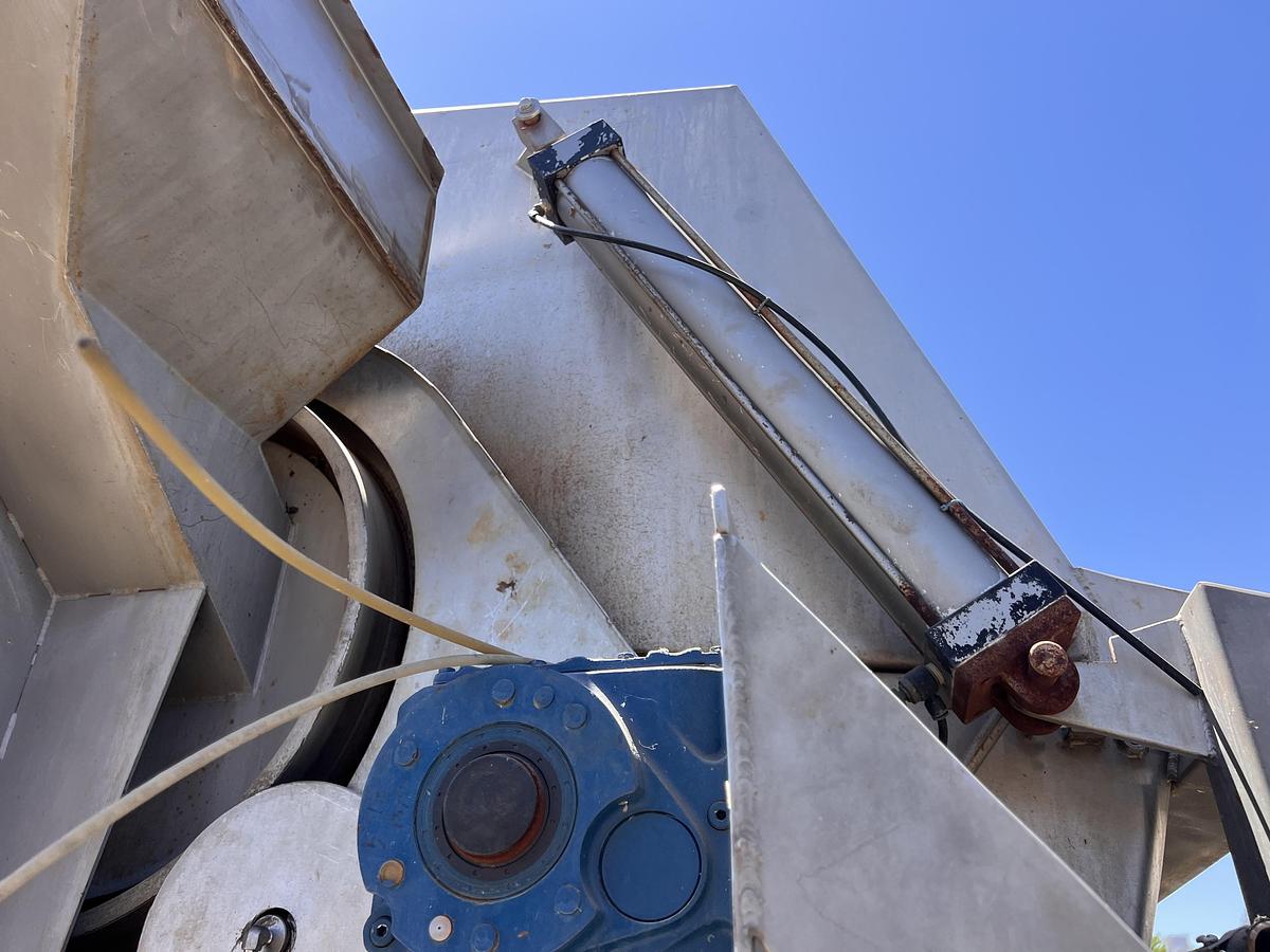 Used Lyco 60” diameter x 12’ long stainless steel hot water rotary blancher