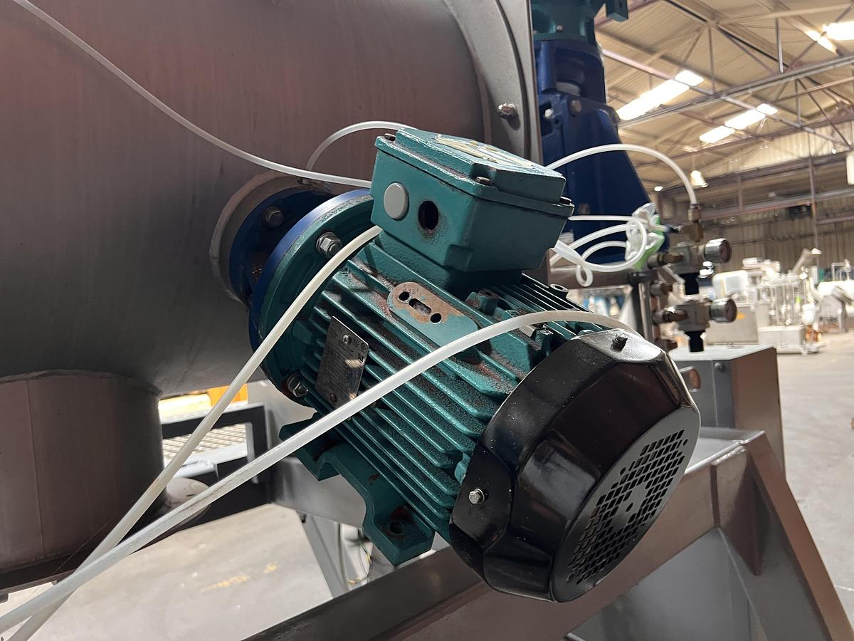 Used Wam type WBH horizontal single shaft batch mixer