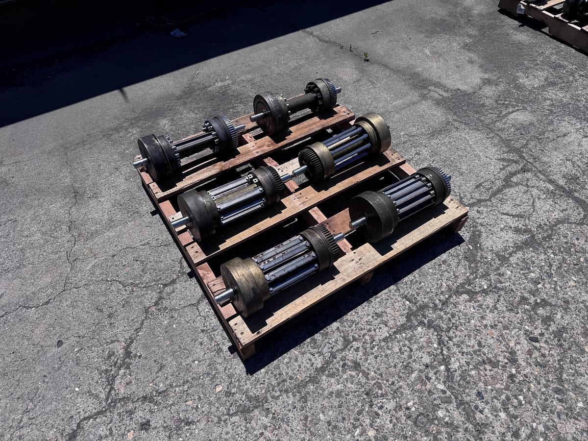 Used Urschel model H/HA brass cross cut spindles