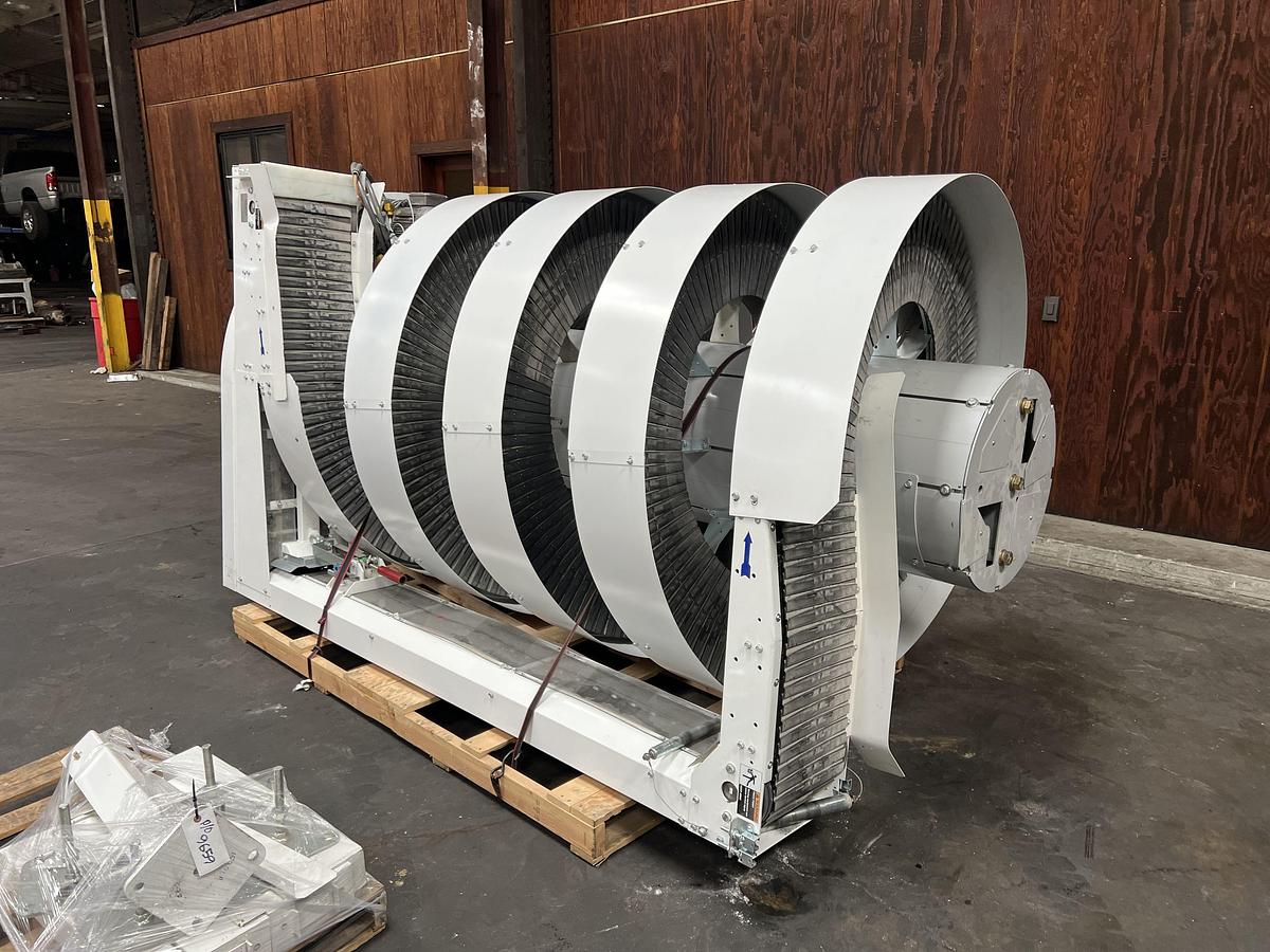 Used Ryson model 1200-300-A2-4 full case spiral lowerator