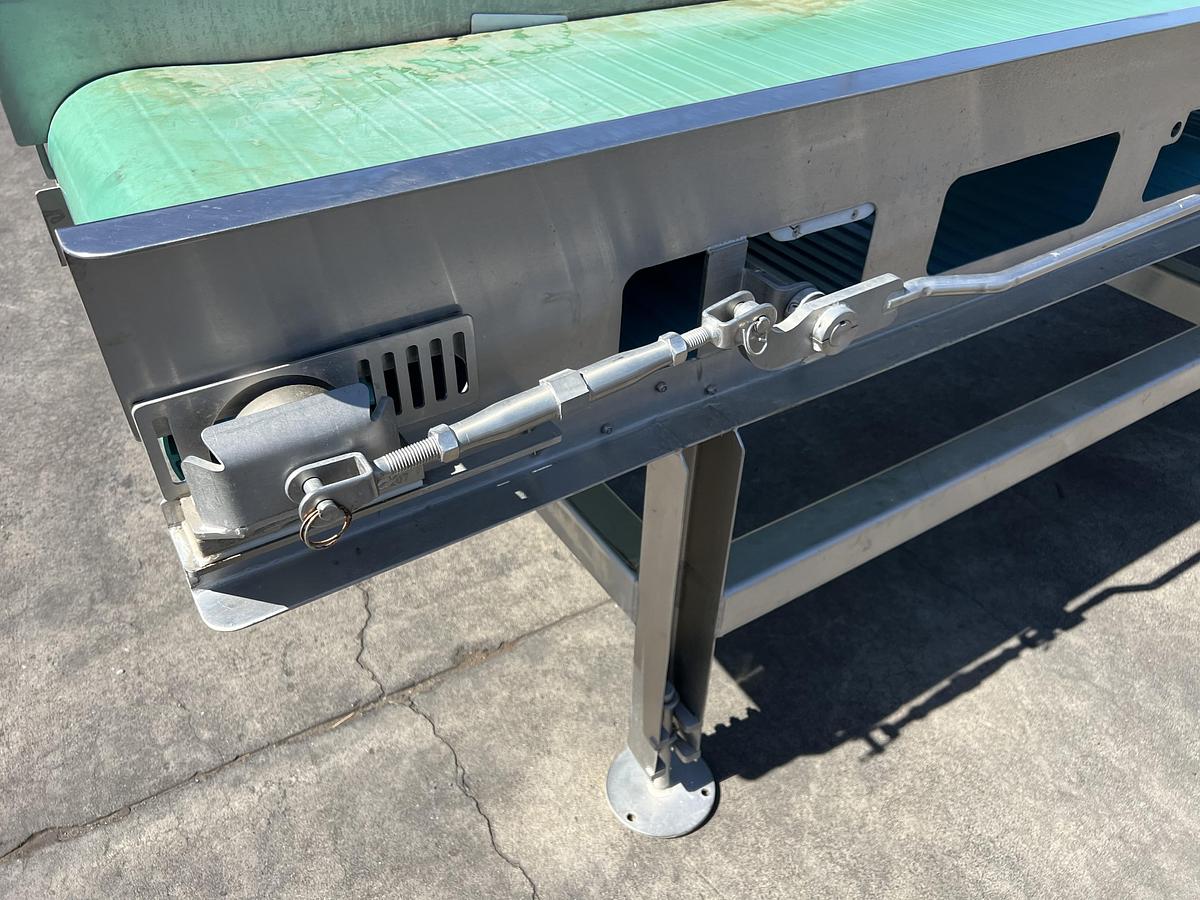 Used 24” wide x 20’ long stainless steel sanitary belt conveyor