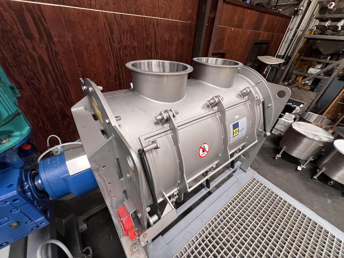 Used Wam type WBH horizontal single shaft batch mixer