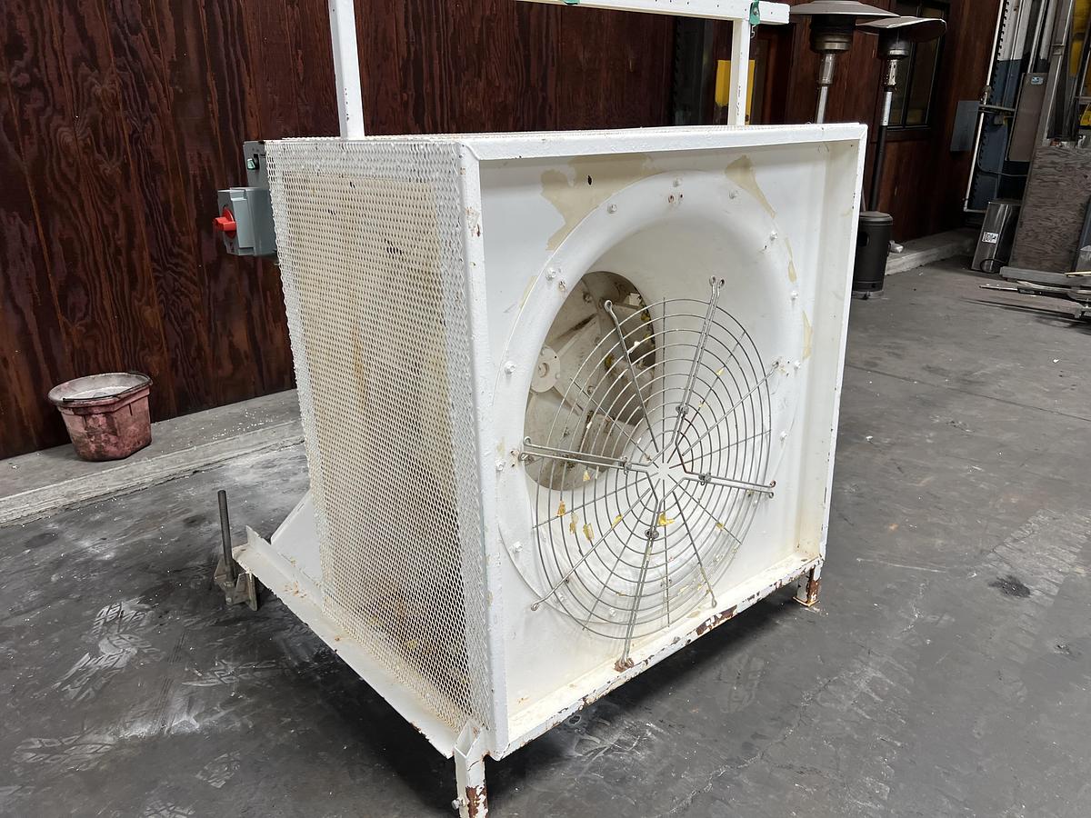 Used Greenheck model 40” diameter fiberglass airfoil centrifugal ventilation fan