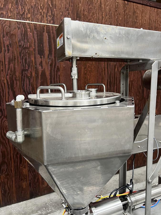 Used Hinds-Bock model SP-64 single piston filler