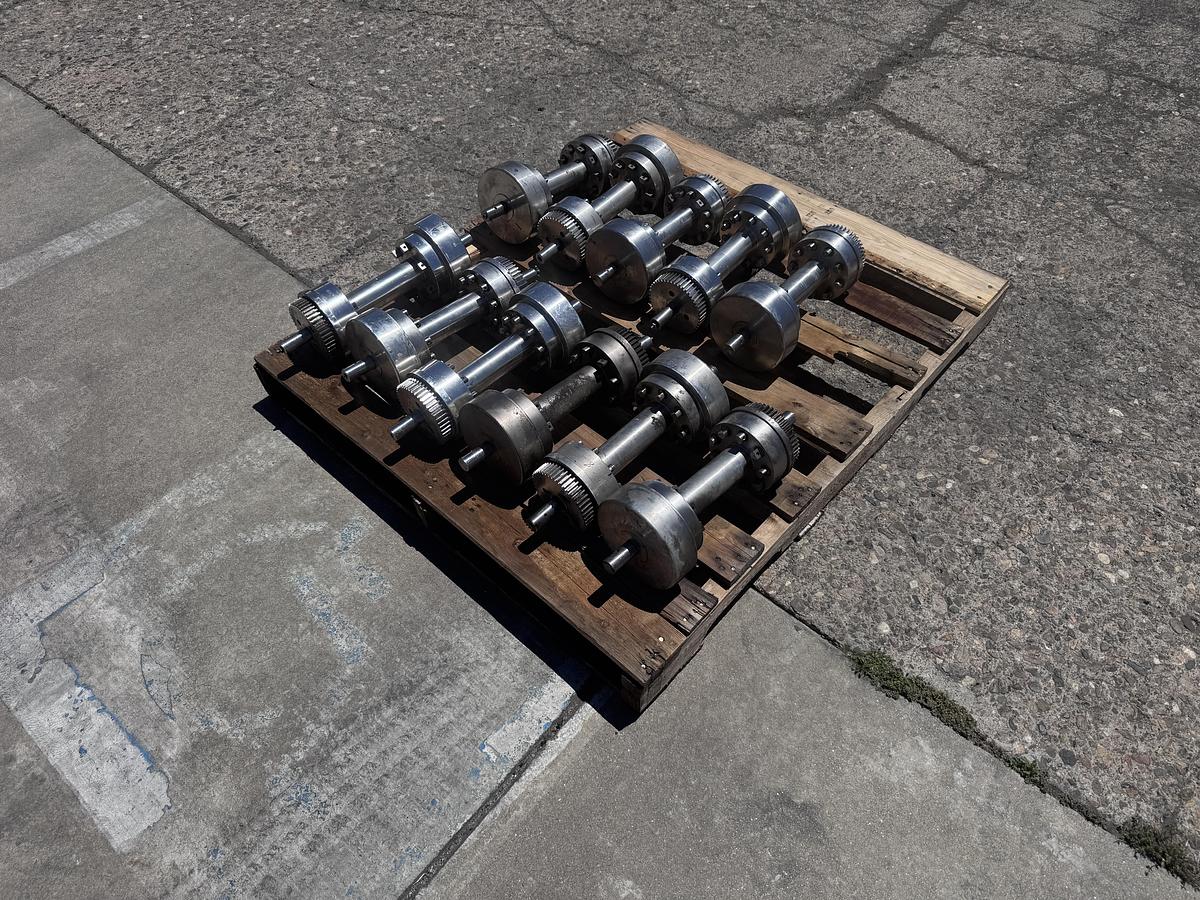 Used Urschel model H/HA stainless steel cross cut spindle