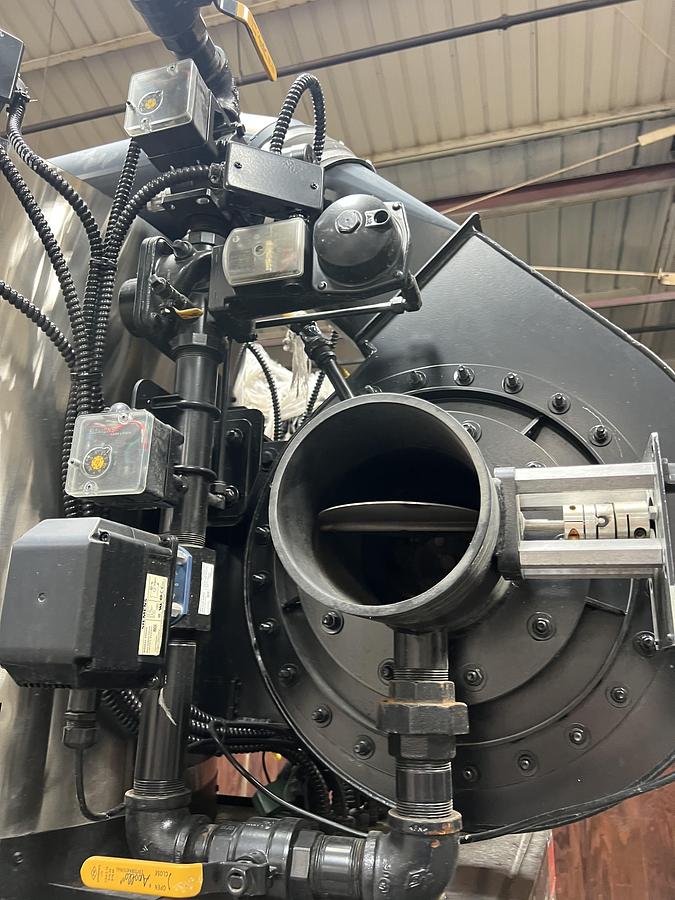 Used Parker model VSRT-60 Spiral Rib Tubeless steam boiler