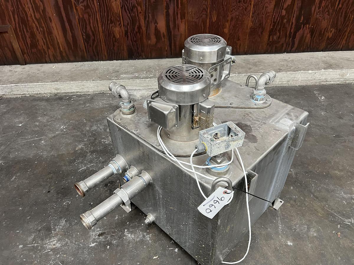 Used Stainless steel fully enclosed dual water feed pump system
